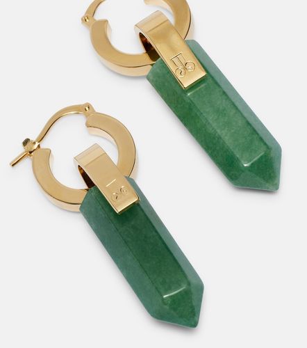 Boucles d’oreilles Pillar en plaqué or 24 ct - La DoubleJ - Modalova