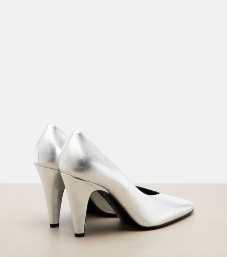 Alaïa Escarpins en cuir métallisé - Alaia - Modalova