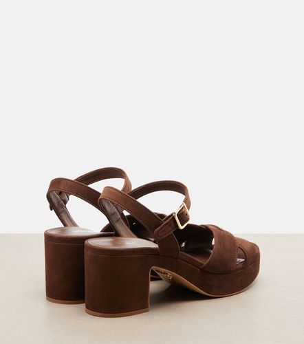 Prada Sandales à plateau en daim - Prada - Modalova