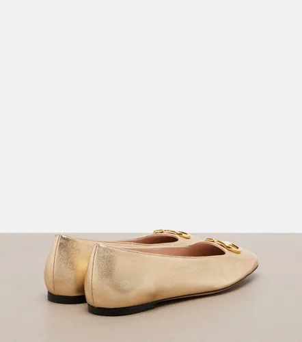 Ballerines VLogo en cuir métallisé - Valentino Garavani - Modalova