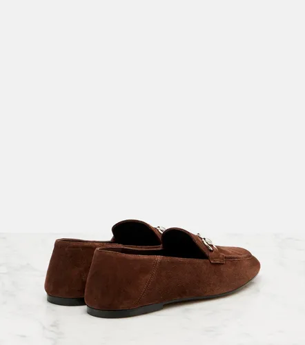 Mocassins Jordaan Horsebit en daim - Gucci - Modalova