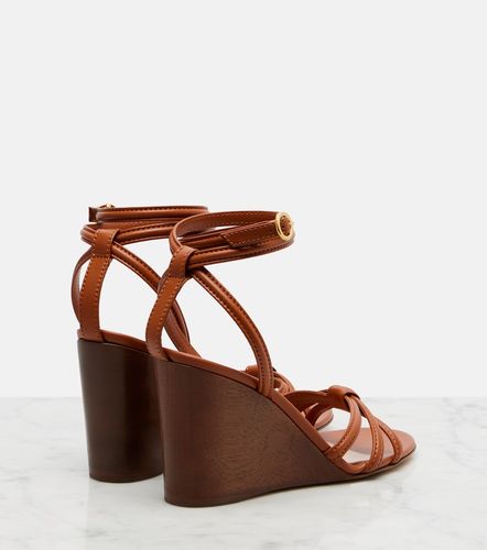 Sandales compensées en cuir - Gianvito Rossi - Modalova