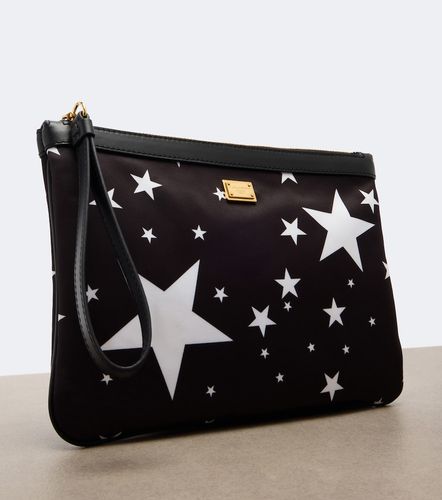 Pochette en satin à imprimé - Dolce&Gabbana - Modalova