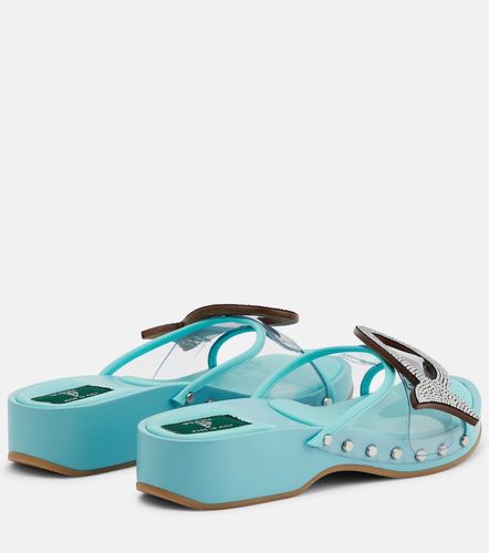 Mules Musa en cuir et PVC à cristaux - Pucci - Modalova