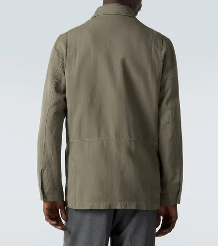 Veste saharienne en coton et lin - Brunello Cucinelli - Modalova