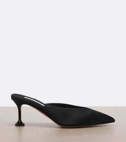 Aquazzura Mules Bisous en satin - Aquazzura - Modalova