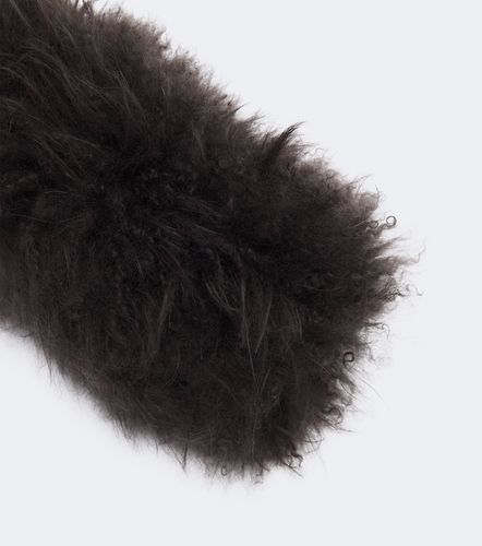 Serre-tête en shearling - Yves Salomon - Modalova