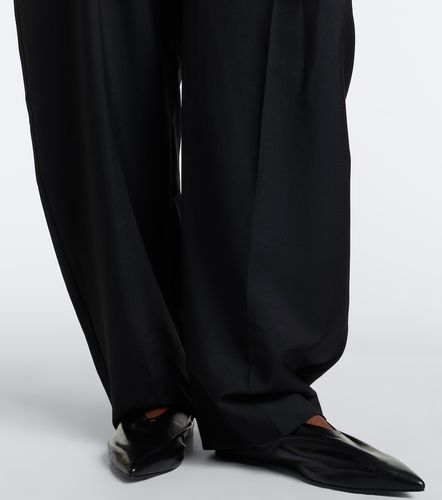 Róhe Pantalon barrel en laine et mohair - Rohe - Modalova