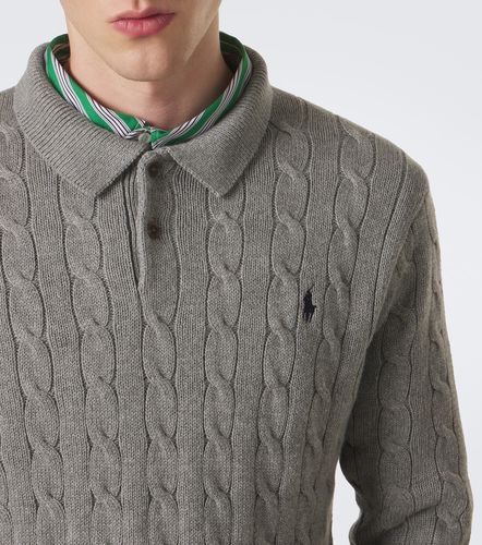 Polo en maille torsadée de coton - Polo Ralph Lauren - Modalova