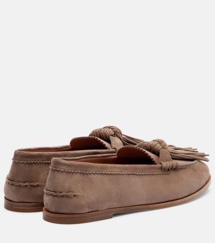 Aquazzura Mocassins Freddie en daim - Aquazzura - Modalova