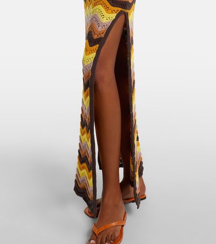Robe longue Charli en crochet de coton mélangé - Bananhot - Modalova