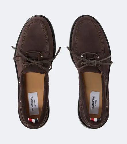 Chaussures bateau en daim - Thom Browne - Modalova