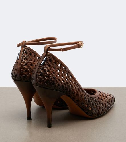 Miu Miu Escarpins en cuir tressé - Miu Miu - Modalova