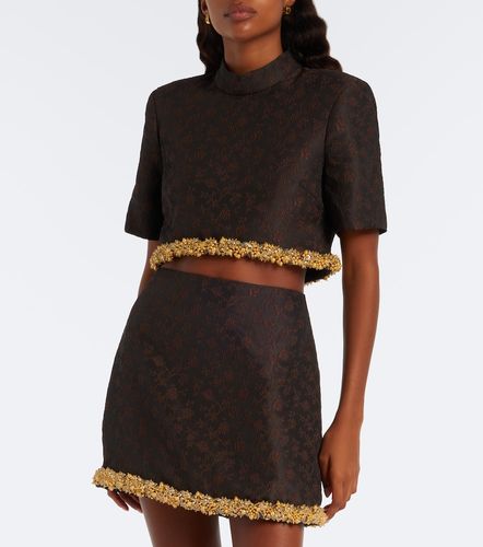 Top court Jalen en jacquard à ornements - Simkhai - Modalova