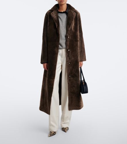 Manteau réversible en shearling et cuir - Yves Salomon - Modalova