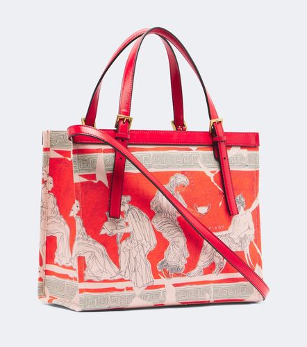 Cabas Rivière Mini en toile à imprimé - Versace - Modalova