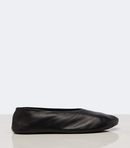 Ballerines Stella en cuir et shearling - The Row - Modalova