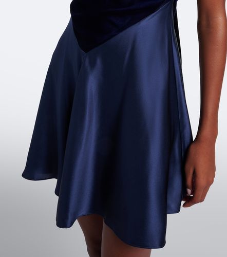 Robe en satin de soie et velours - Rodarte - Modalova