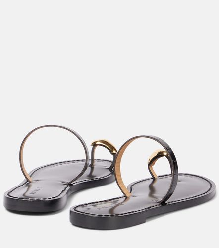 Mules Kibera en cuir à ornements - Amanu - Modalova
