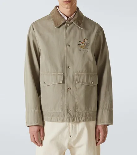 Burberry Veste brodée en coton - Burberry - Modalova