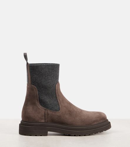 Brunello Cucinelli Bottines en daim - Brunello Cucinelli - Modalova