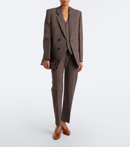 Pantalon droit à rayures tennis - Victoria Beckham - Modalova