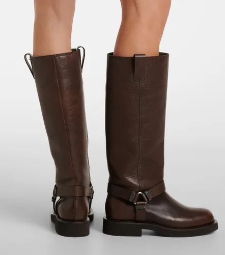 Bottes Monili en cuir - Brunello Cucinelli - Modalova