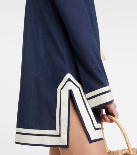 Tunique en coton à houppes - Tory Burch - Modalova