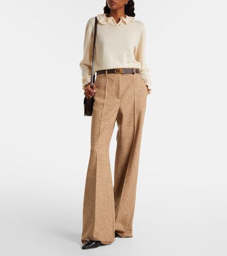 Pantalon ample en laine vierge - Valentino Garavani - Modalova