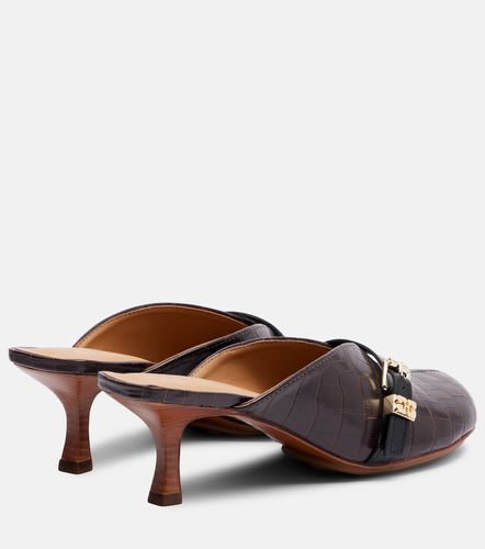 Ganni Mules 40 en cuir embossé - Ganni - Modalova