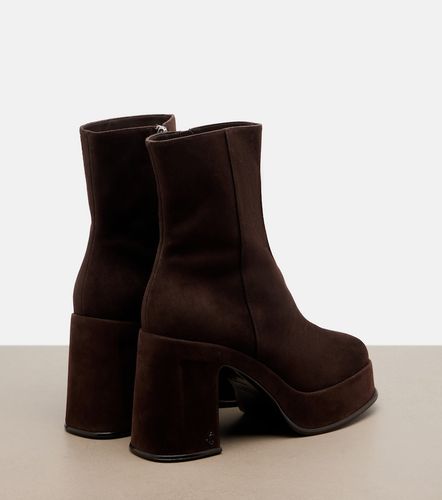 Bottines à plateau Hadi en daim - Jimmy Choo - Modalova