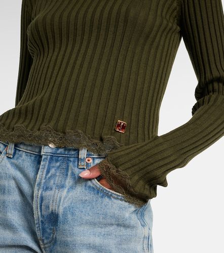 Top en laine, cachemire et soie - Saint Laurent - Modalova