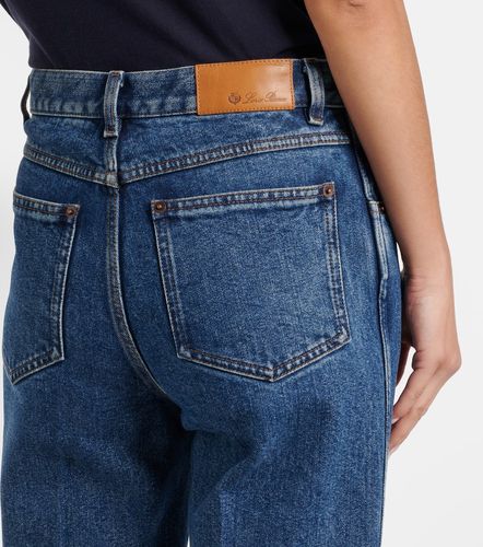 Jean droit raccourci Brooke à taille mi-haute - Loro Piana - Modalova