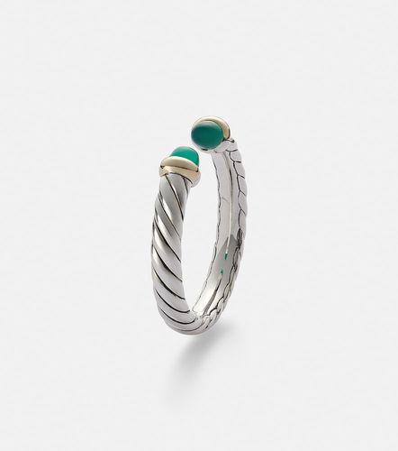 Bague Petite Cable Collectibles® en argent sterling et onyx - David Yurman - Modalova