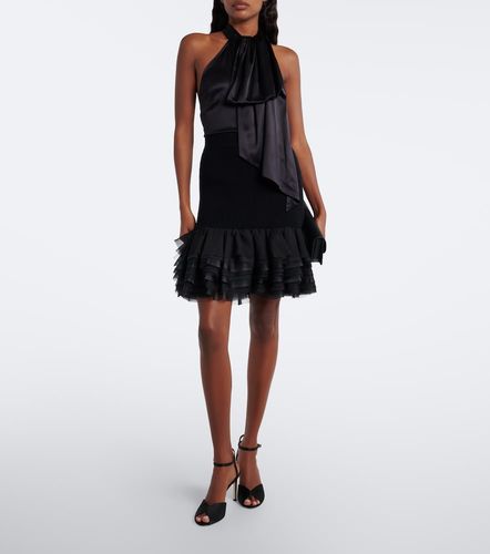 Mini-jupe en laine et cachemire - Nina Ricci - Modalova