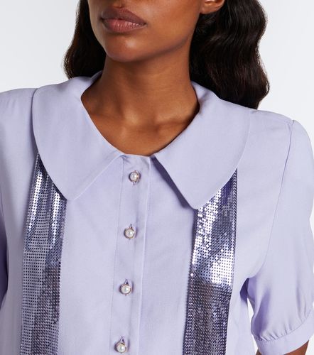 Blouse à foulard en cotte de mailles - Rabanne - Modalova