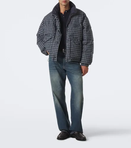 Veste doudoune en flanelle de coton - Miu Miu - Modalova