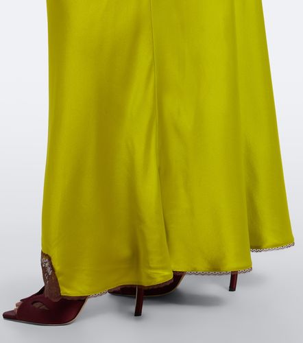 Robe nuisette Aries en soie à dentelle - SIR - Modalova