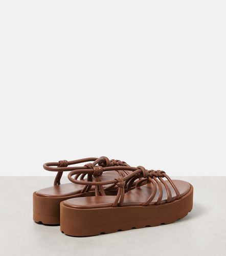 Sandales Hebe à plateforme en cuir - Gianvito Rossi - Modalova