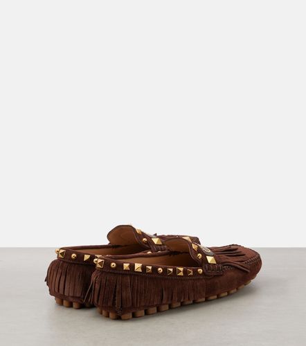 Mocassins VLogo en daim - Valentino Garavani - Modalova