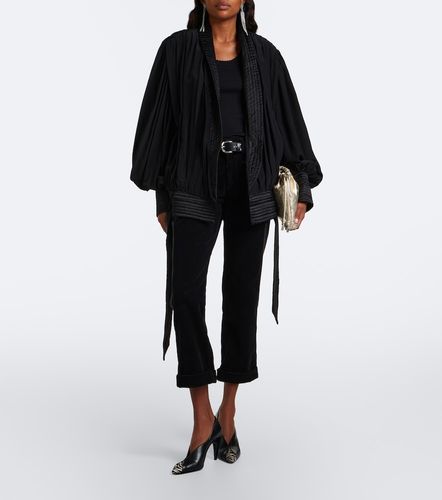 Pantalon droit Revene en velours côtelé de coton et lin - Isabel Marant - Modalova