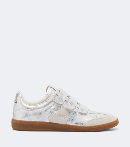 Baskets Beth en cuir métallisé et daim - Isabel Marant - Modalova