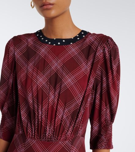 Robe longue Meg à carreaux et à pois - Rixo - Modalova