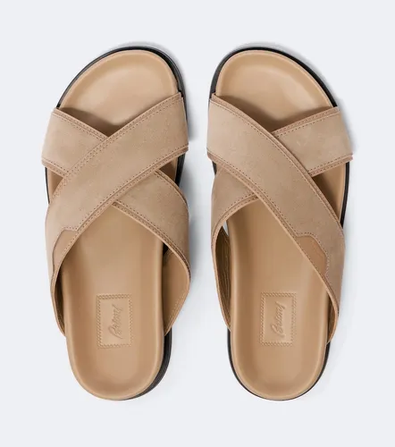 Brioni Mules en daim et cuir - Brioni - Modalova