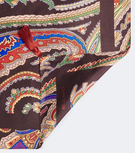 Foulard en soie à motif cachemire - Etro - Modalova