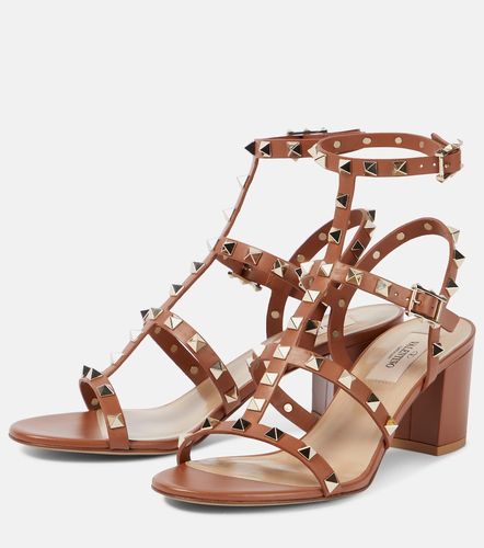 Sandales Rockstud en cuir - Valentino Garavani - Modalova
