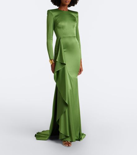 Robe longue en crêpe de satin - Alex Perry - Modalova