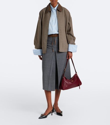 Sac porté épaule Aimée Large en cuir - Prada - Modalova