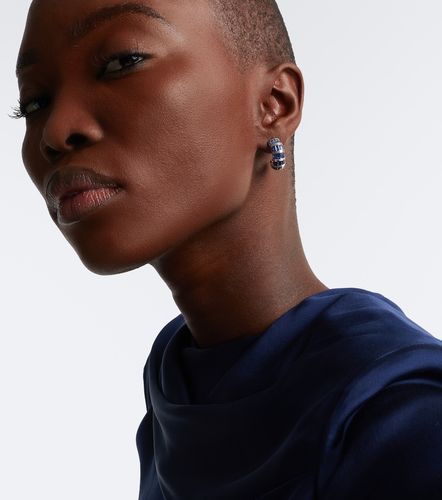 Boucles d'oreilles en or blanc 18 ct et saphirs - Shay Jewelry - Modalova