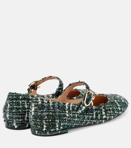 Ballerines Mary Jane Mary Ribbon en bouclé - Gianvito Rossi - Modalova